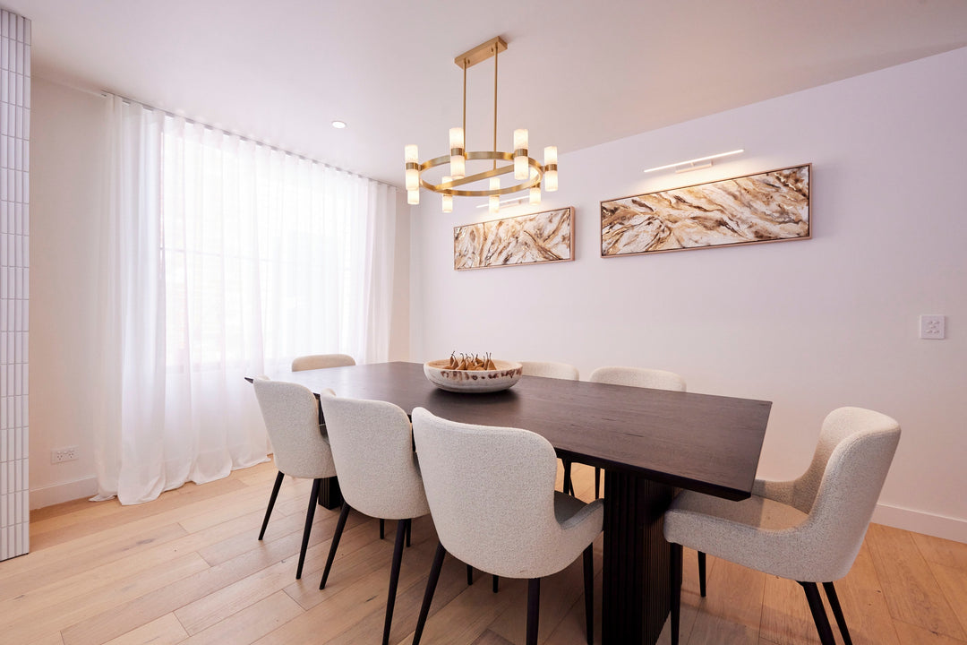 Luella 16-Light Alabaster Chandelier by Beacon Lighting - view 7