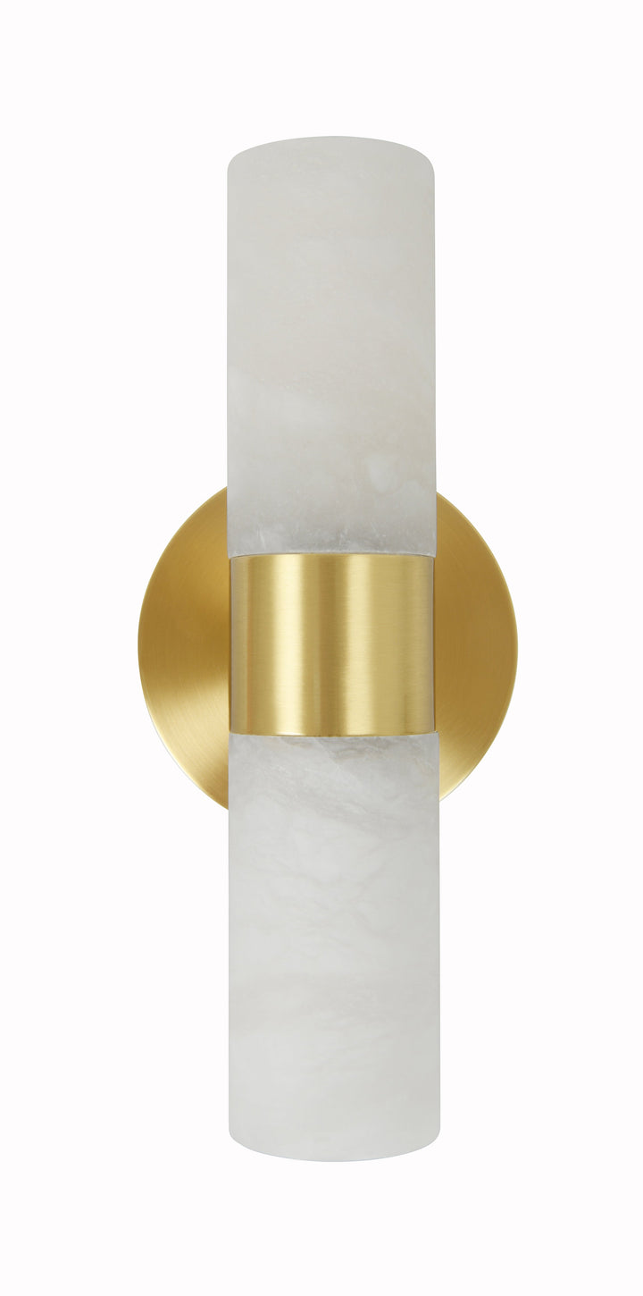 Luella 2-Light Alabaster Wall Sconce by Beacon Lighting - view 15