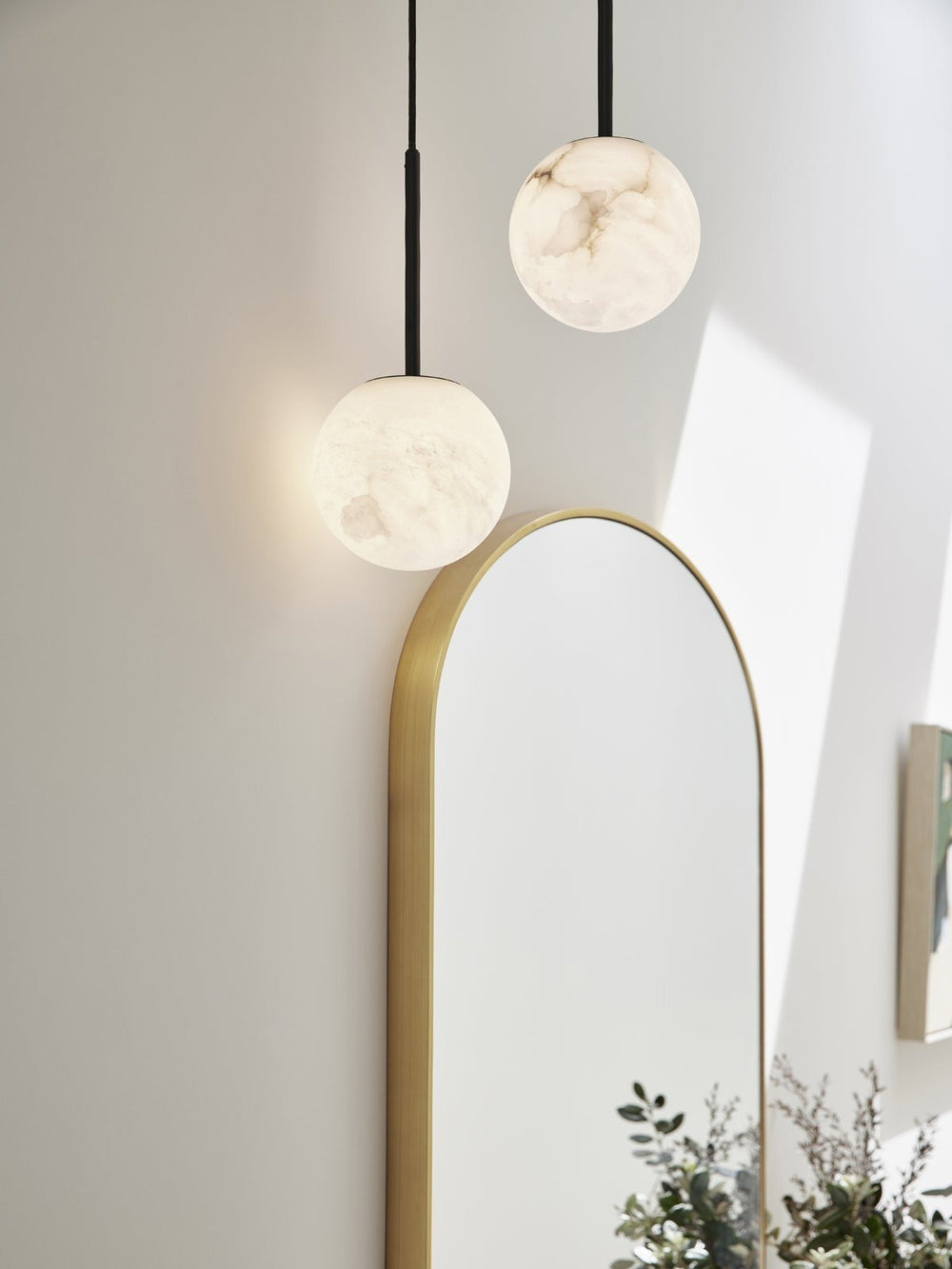 Lucent Alabaster Mini Pendant by Beacon Lighting - view 2