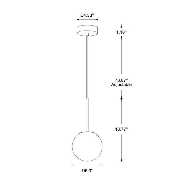 Elora 9-Light Pendant by Beacon Lighting - view 4