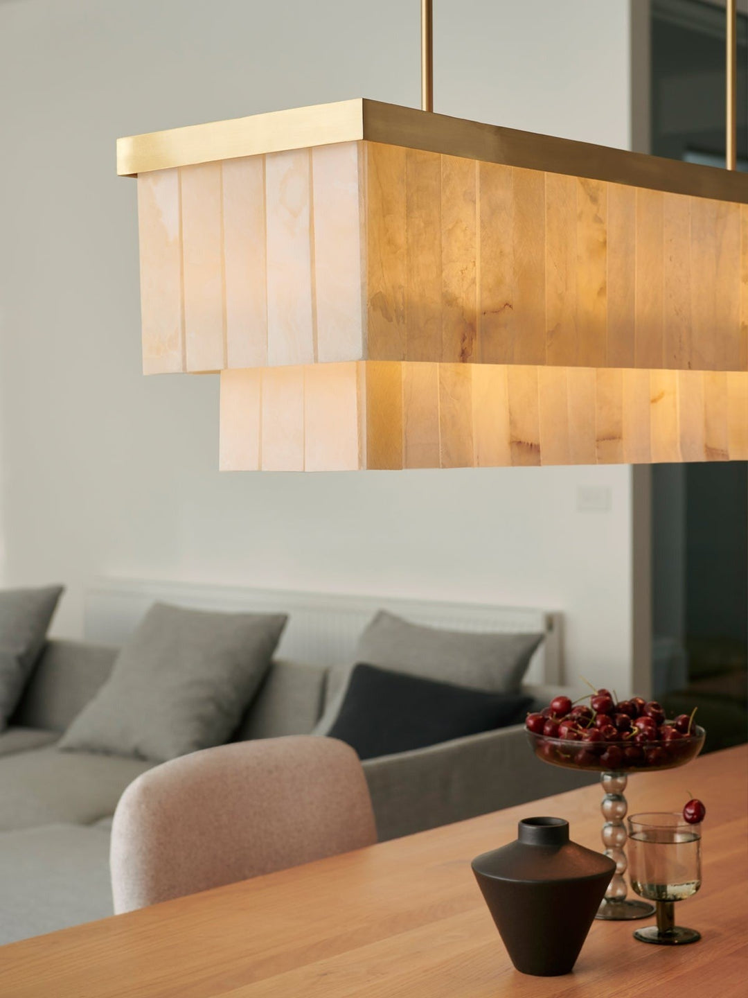 Elora 7-Light Linear Pendant by Beacon Lighting - view 3
