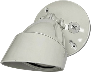 Outdoor LED Flood Light in White by Craftmade