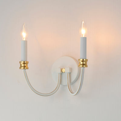 Steel Arch 2 Arms Wall Sconce