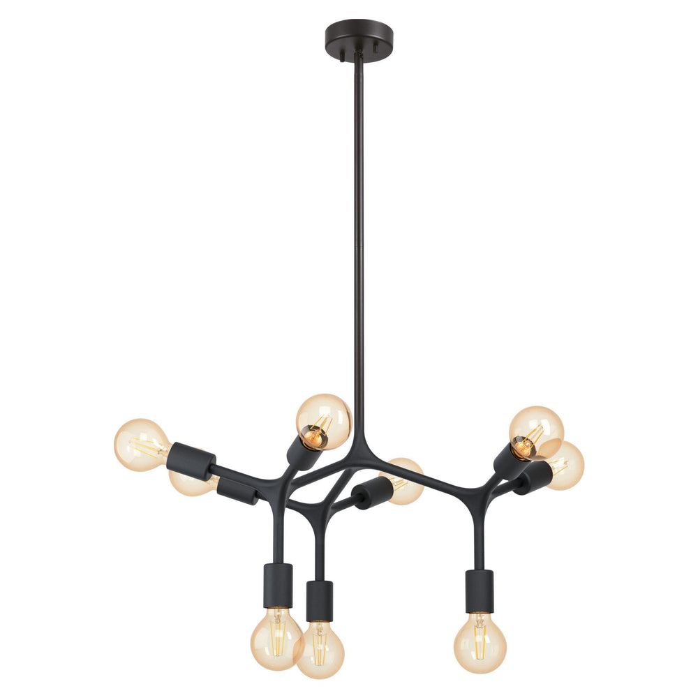 Black 12 Light Pendant - LV LIGHTING