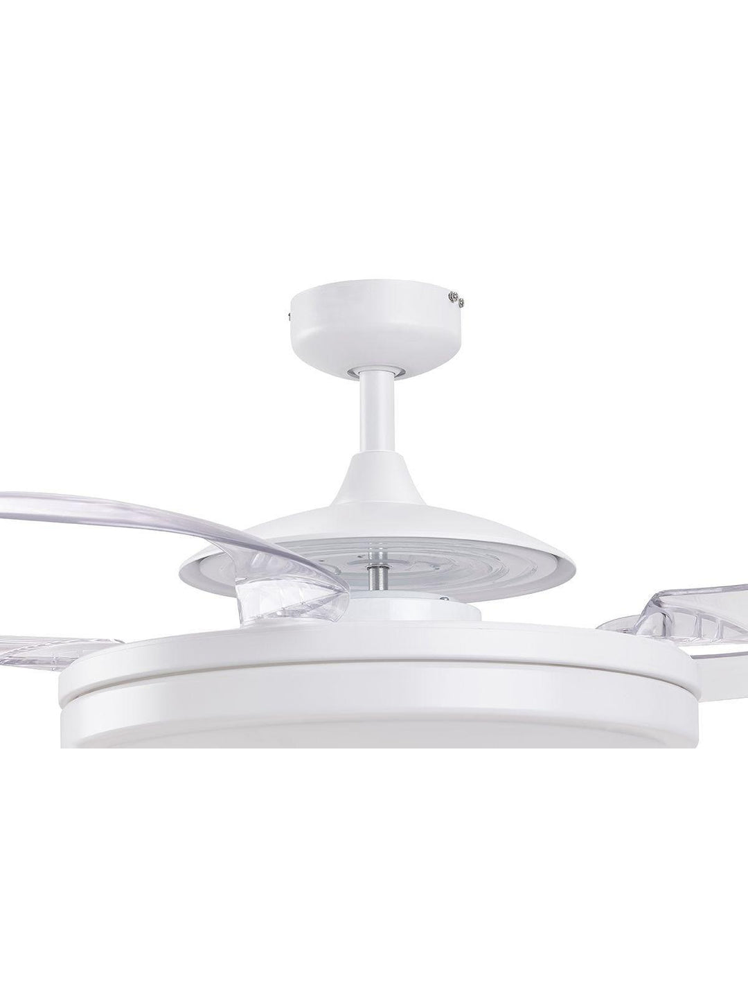 Steel with Retractable Blade Ceiling Fan - LV LIGHTING