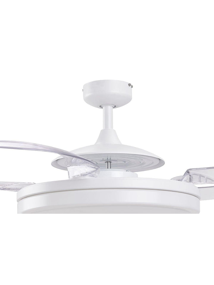 Steel with Retractable Blade Ceiling Fan - LV LIGHTING