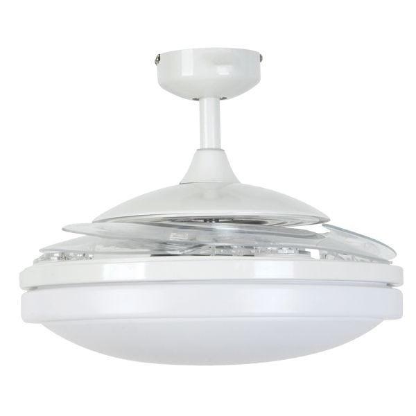Steel with Retractable Blade Ceiling Fan - LV LIGHTING