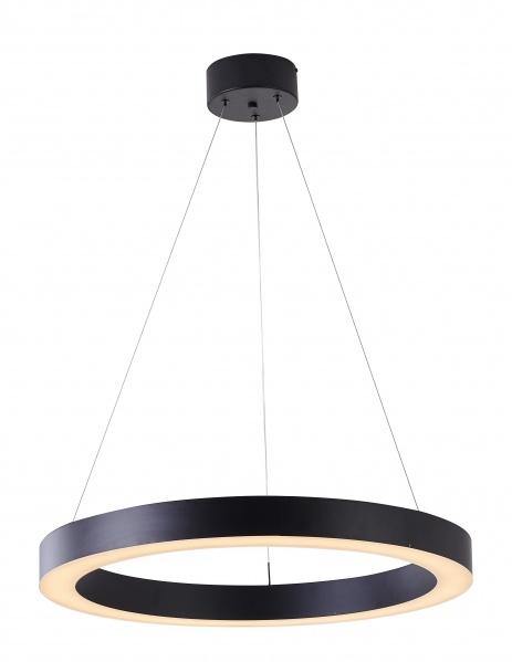 LED Single Ring with White Acrylic Diffuser Chandelier - LV LIGHTING
