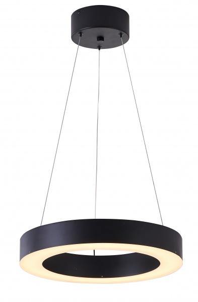 LED Single Ring with White Acrylic Diffuser Chandelier - LV LIGHTING