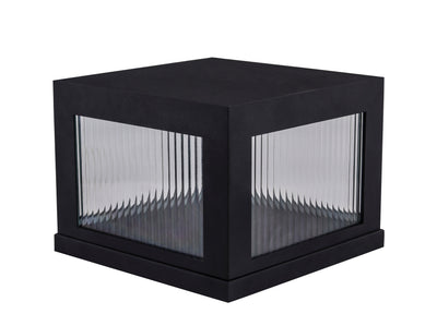 LED Aluminum Cubic Frame with Clear Diffuser Pier Mount - LV LIGHTING