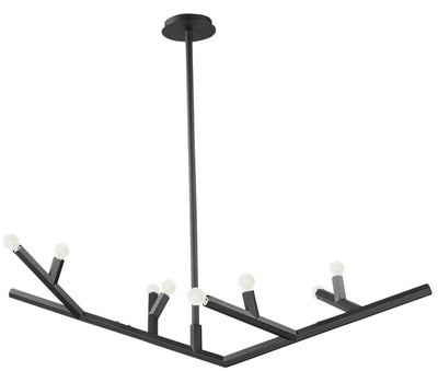 Steel Branch Arm Linear Chandelier - LV LIGHTING