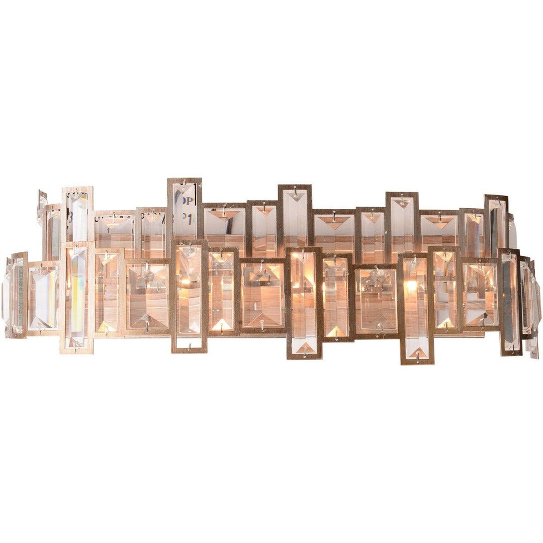 Copper with Crystal Vanity Light - LV LIGHTING