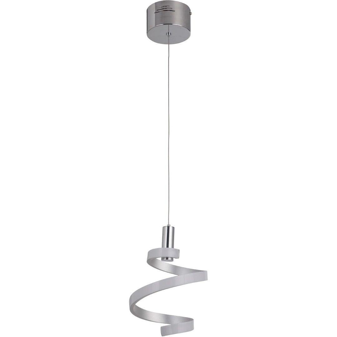 LED Silver and Chrome Mini Pendant - LV LIGHTING