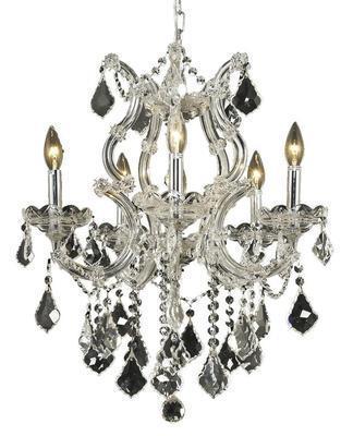 Chrome with Crystal Chandelier - LV LIGHTING