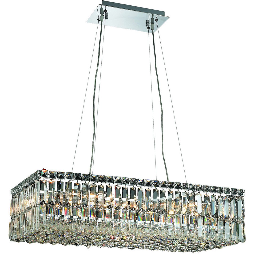 Chrome with Crystal Chandelier - LV LIGHTING