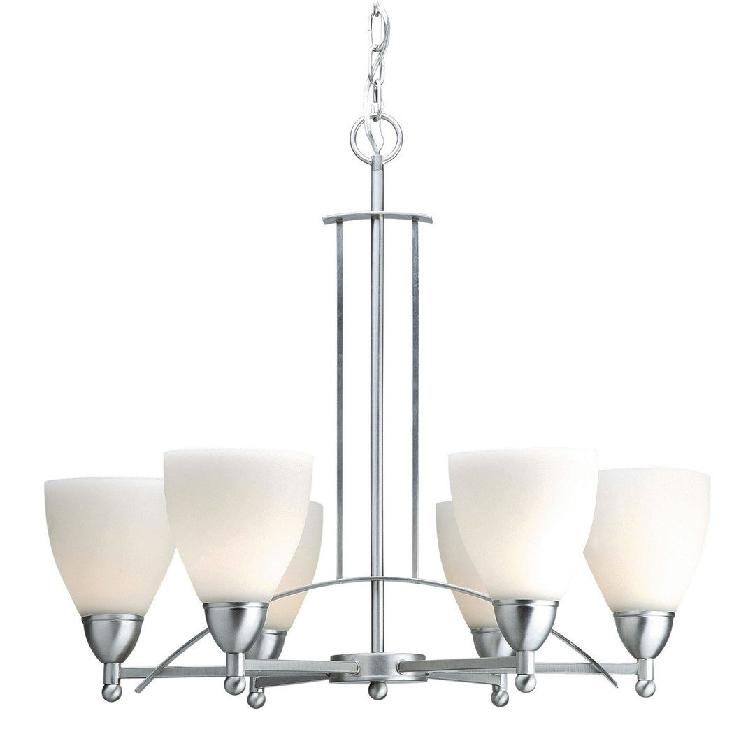 Brushed Nickel Chandelier - LV LIGHTING