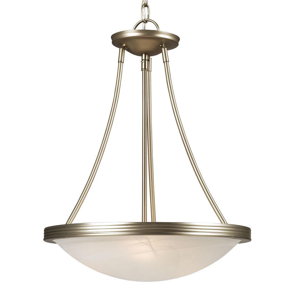 Pewter with Marbled Glass Pendant - LV LIGHTING