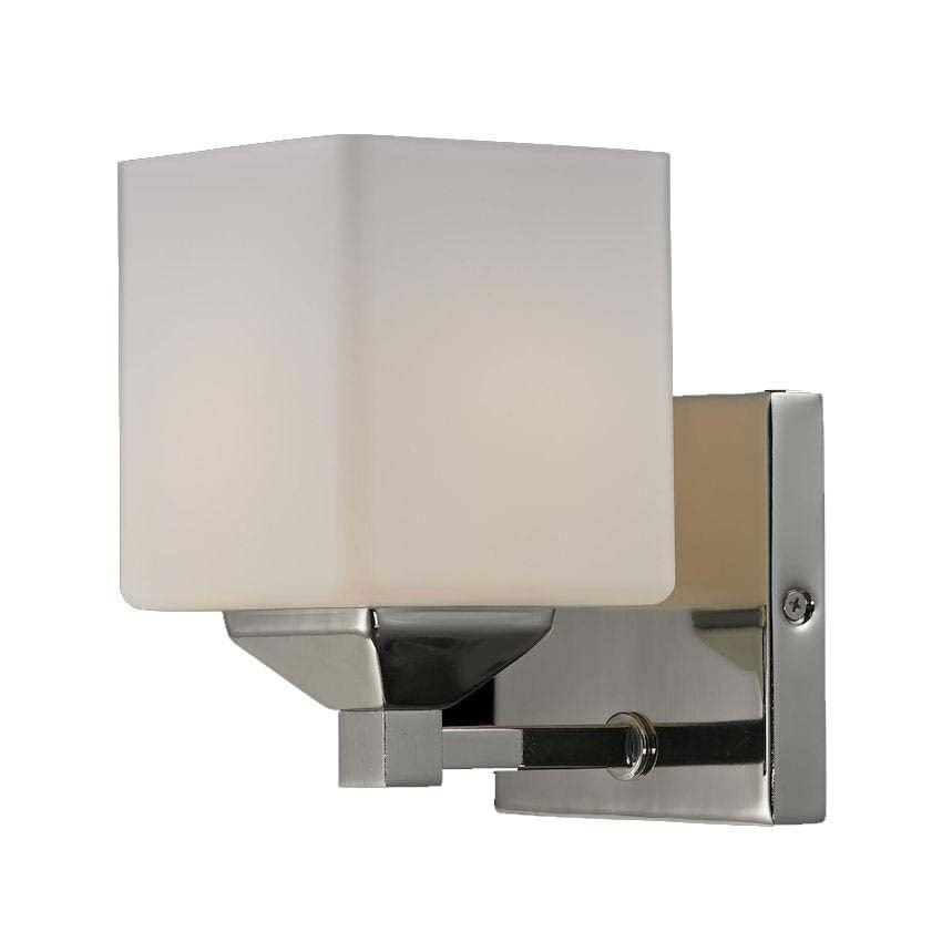 Square with Frosted Glass Vanity Light - LV LIGHTING