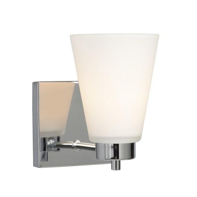 Chrome with Frosted Glass Wall Sconce - LV LIGHTING