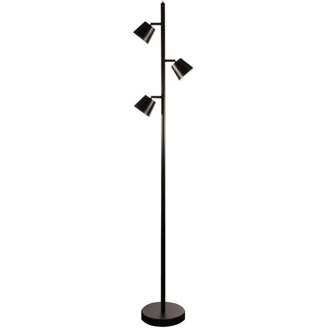 LED Matte Black Floor Lamp - LV LIGHTING