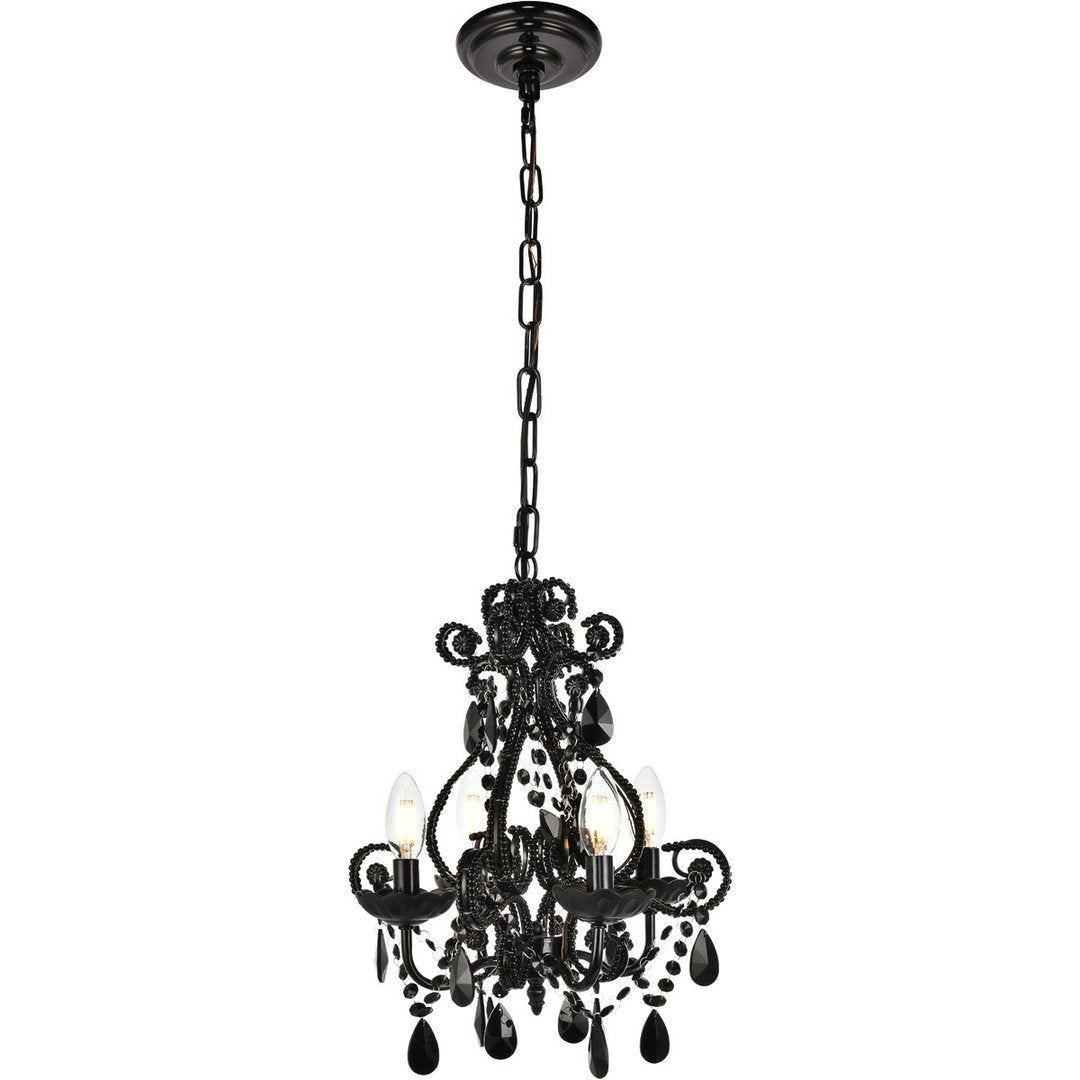 Black Crystal Pendant - LV LIGHTING