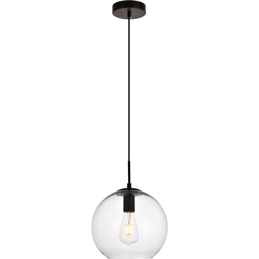 Black and Clear Pendant - LV LIGHTING