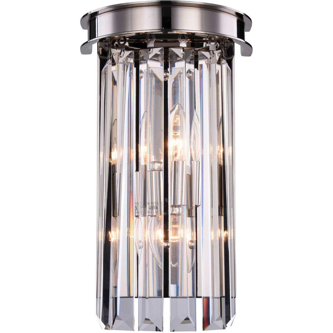 Polished Nickel Wall Sconce - LV LIGHTING