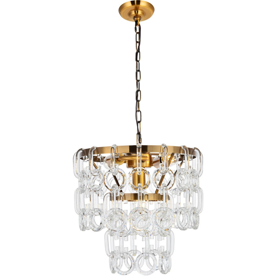 Light Antique Brass Pendant - LV LIGHTING