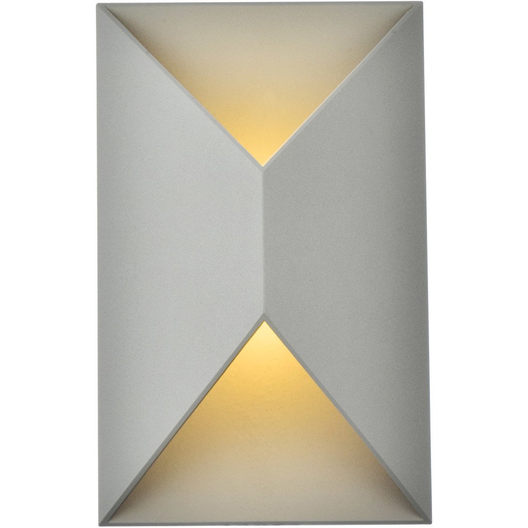 Silver Outdoor Wall Light - LV LIGHTING