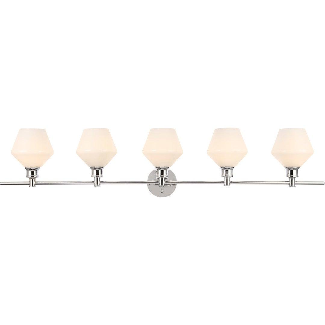 Chrome with Frosted Shade Vanity Light - LV LIGHTING