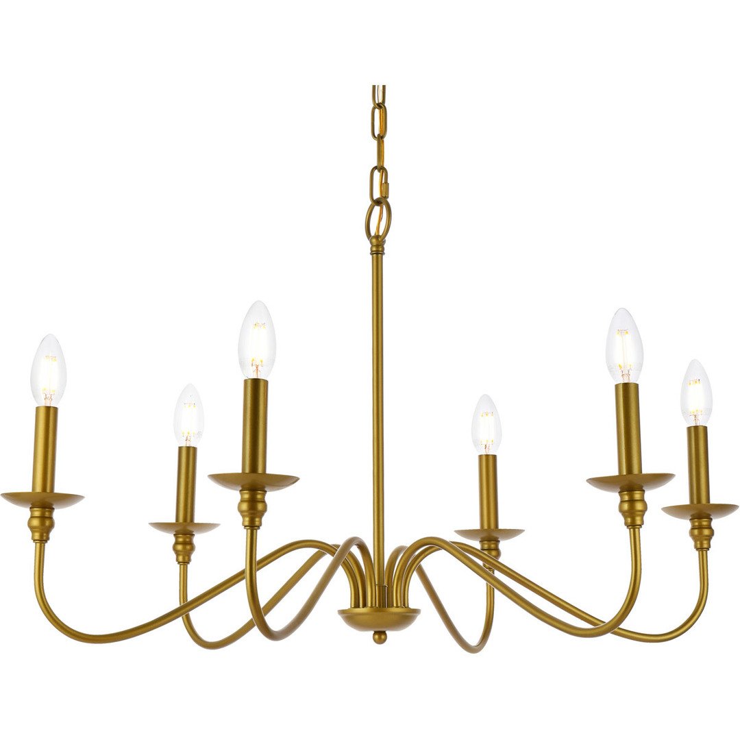 Brass Chandelier (Clearance) - LV LIGHTING
