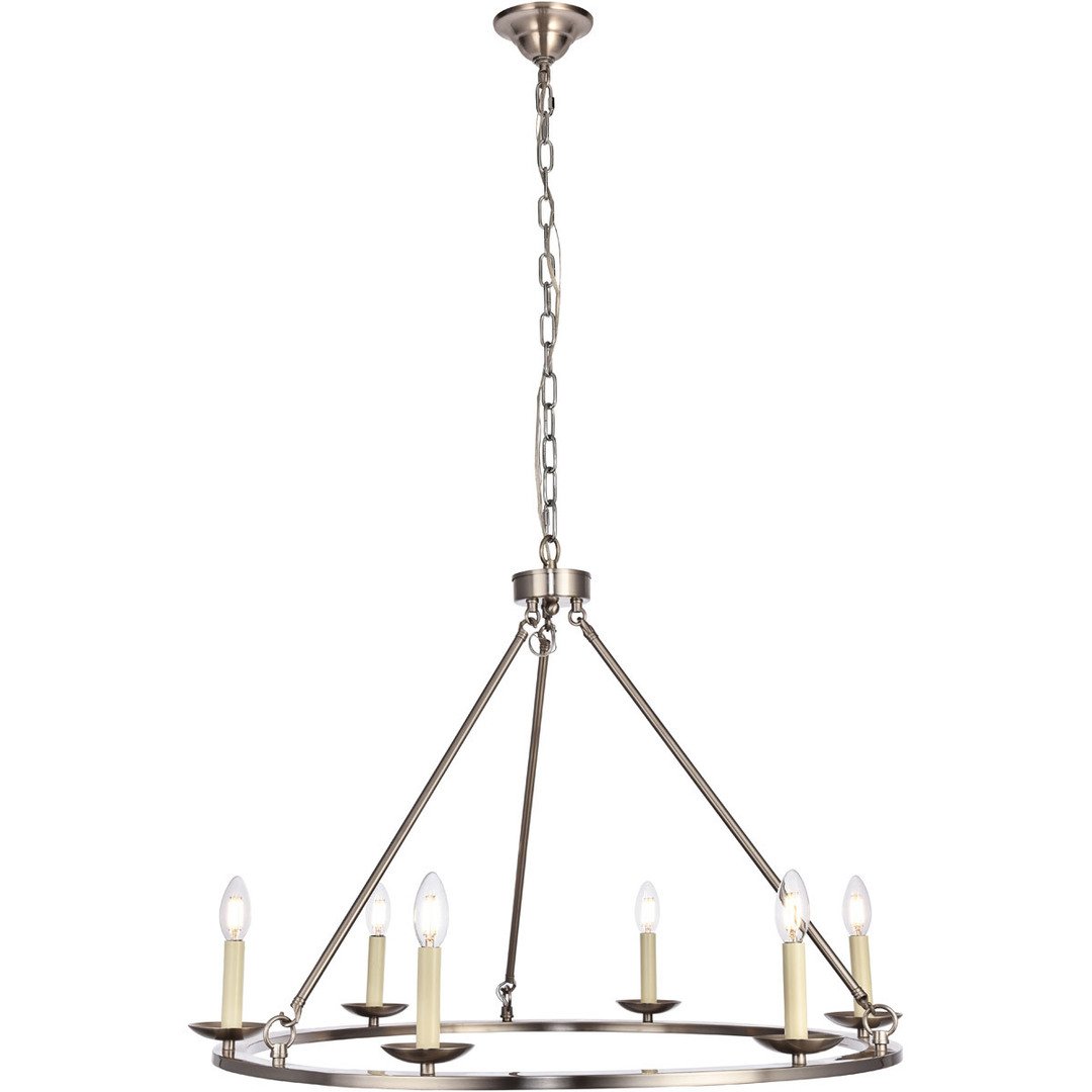 Nickel Chandelier - LV LIGHTING