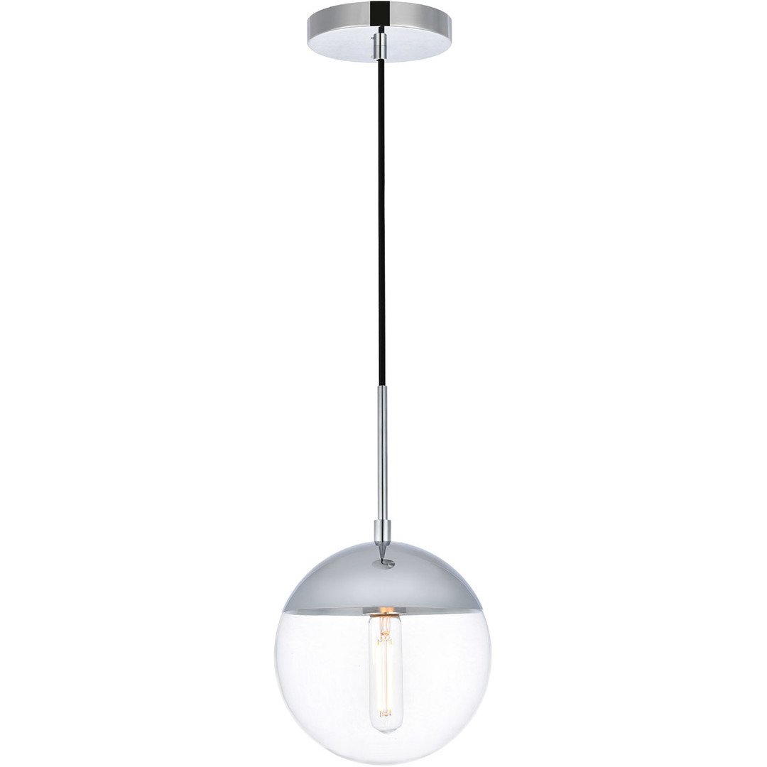 Chrome with clear Glass Pendant - LV LIGHTING