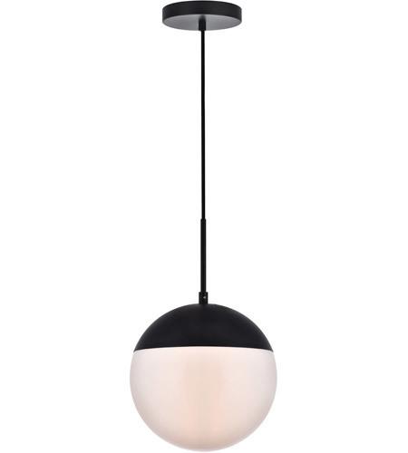 Black with Frost Glass Pendant - LV LIGHTING