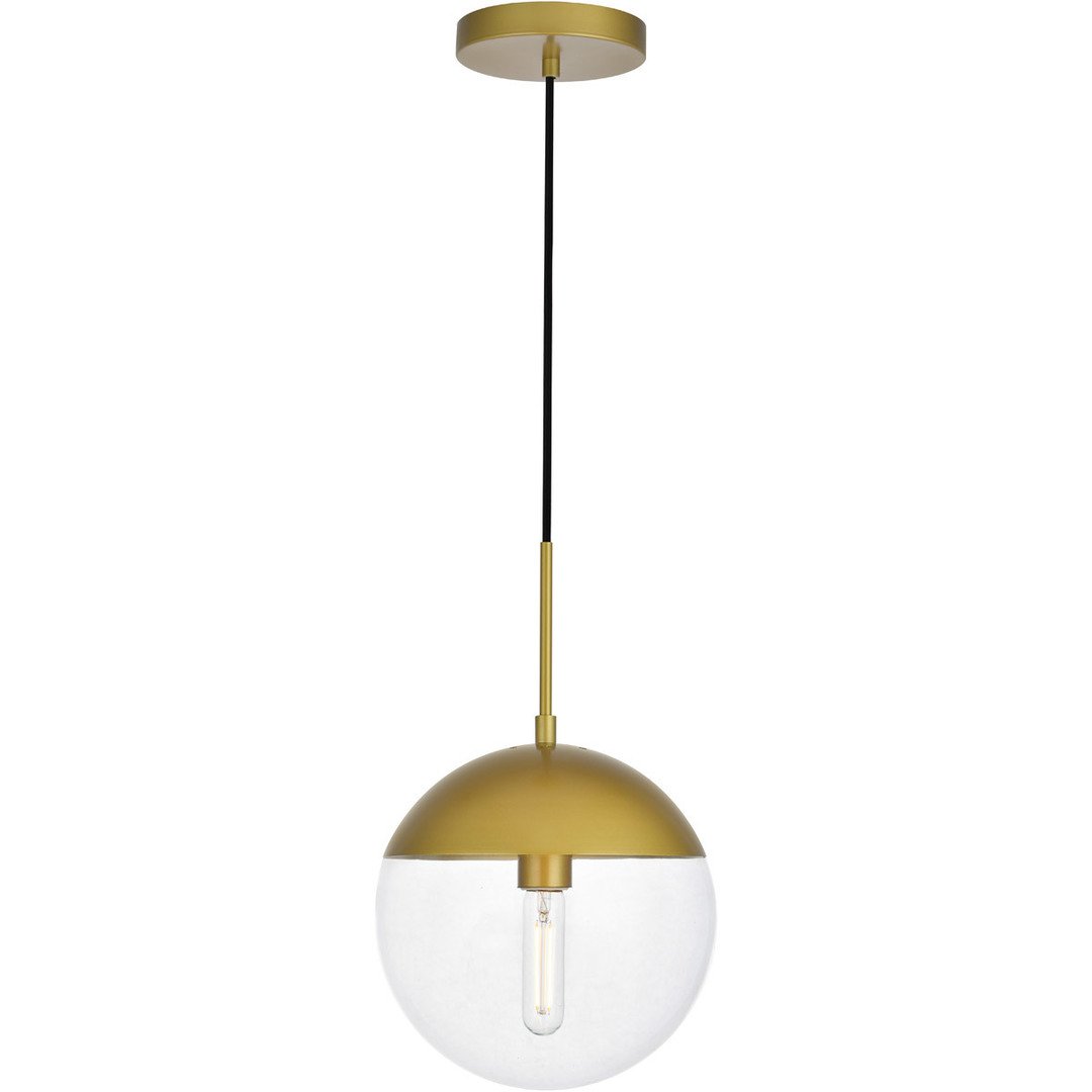 Brass with Clear Shade Pendant - LV LIGHTING