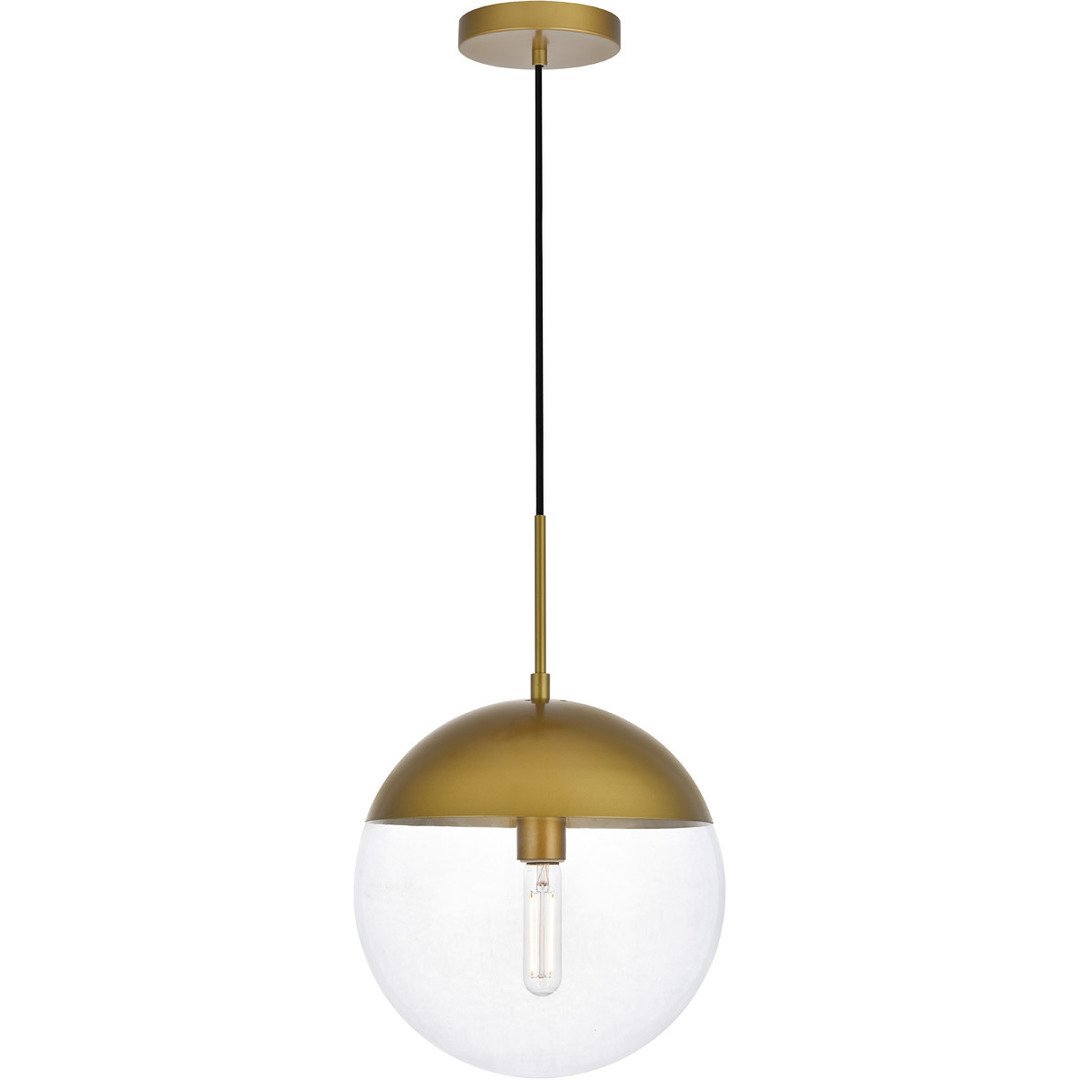Brass with Clear Shade Pendant - LV LIGHTING