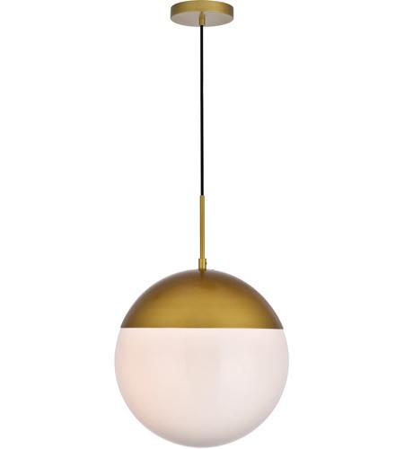 Brass with Frost Glass Pendant - LV LIGHTING