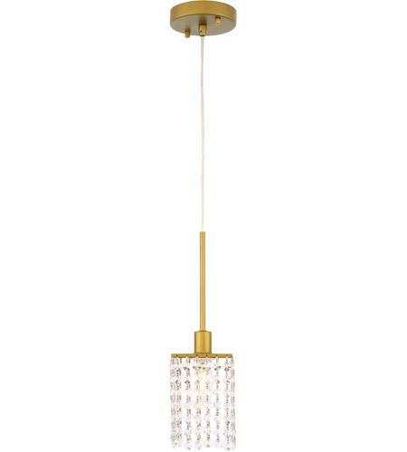 Brass with Crystal Pendant - LV LIGHTING