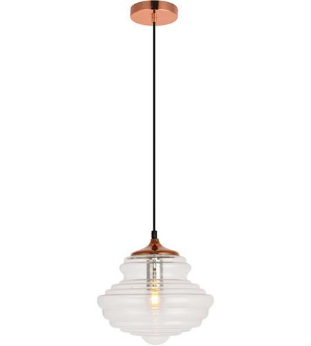 Glass with Copper Pendant - LV LIGHTING