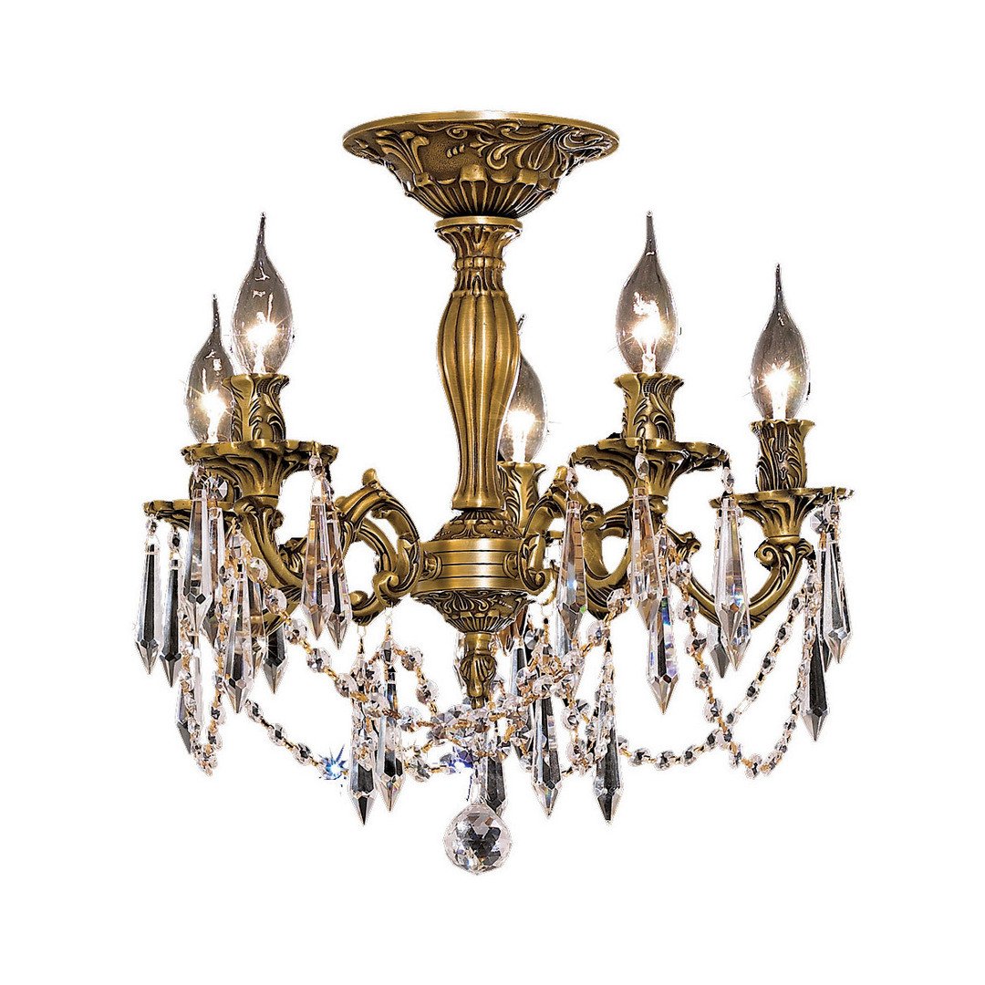 Gold with Flush Mount - LV LIGHTING