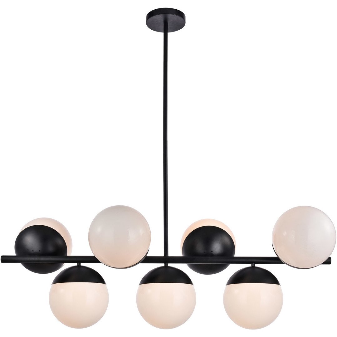 Black with Multiple Frosted Shade Pendant - LV LIGHTING