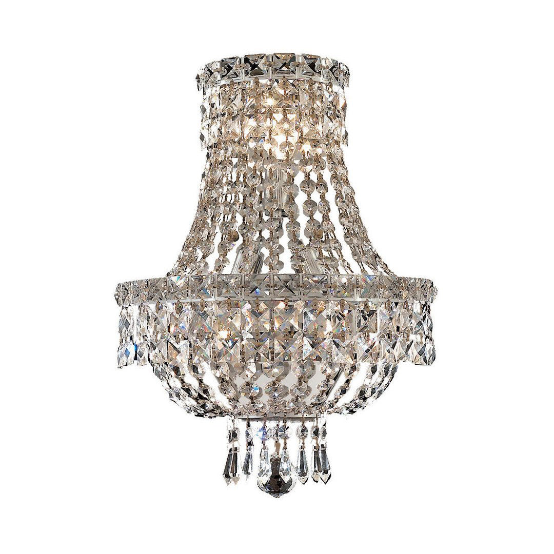 Chrome with Crystal Wall Sconce - LV LIGHTING