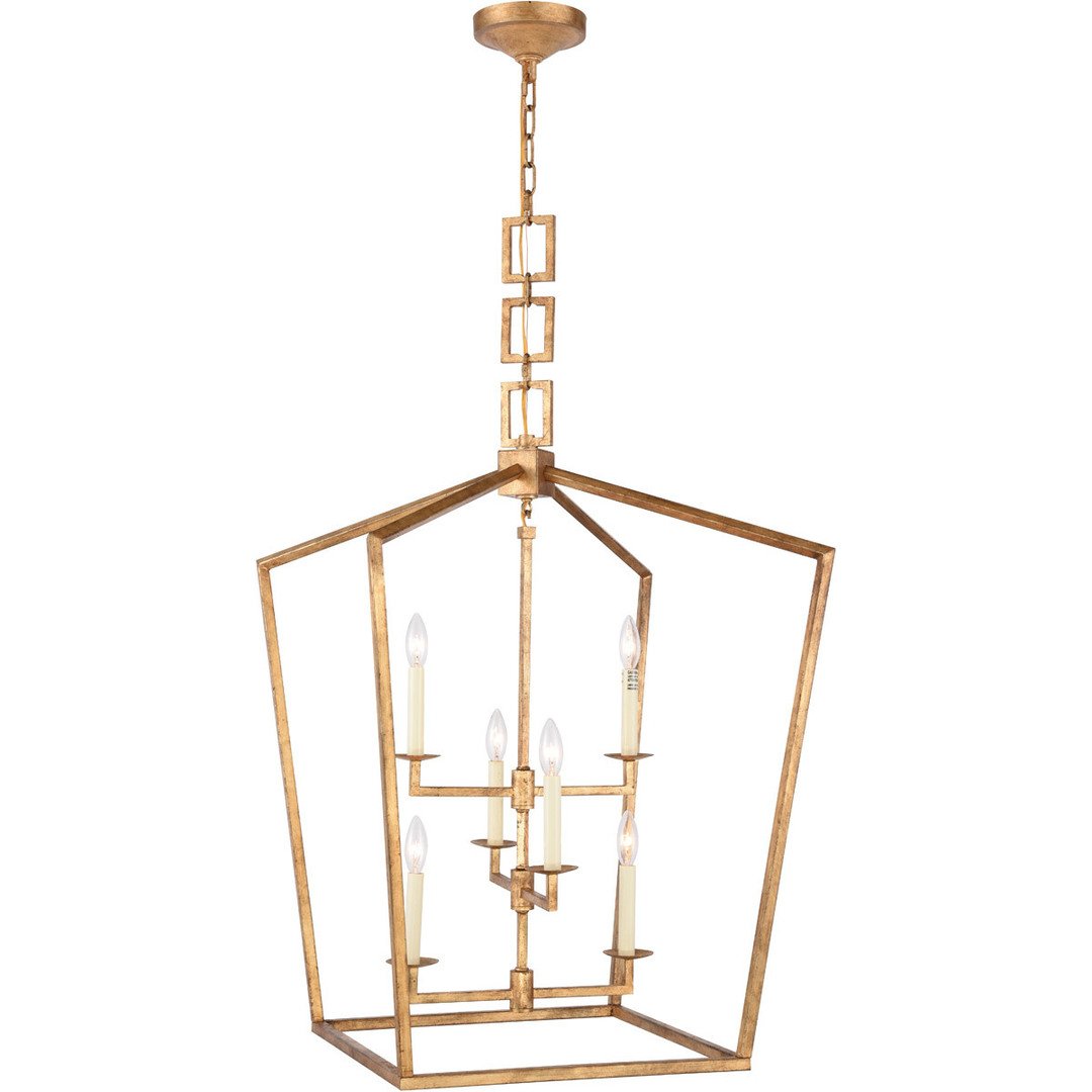 Gold Cage Chandelier - LV LIGHTING