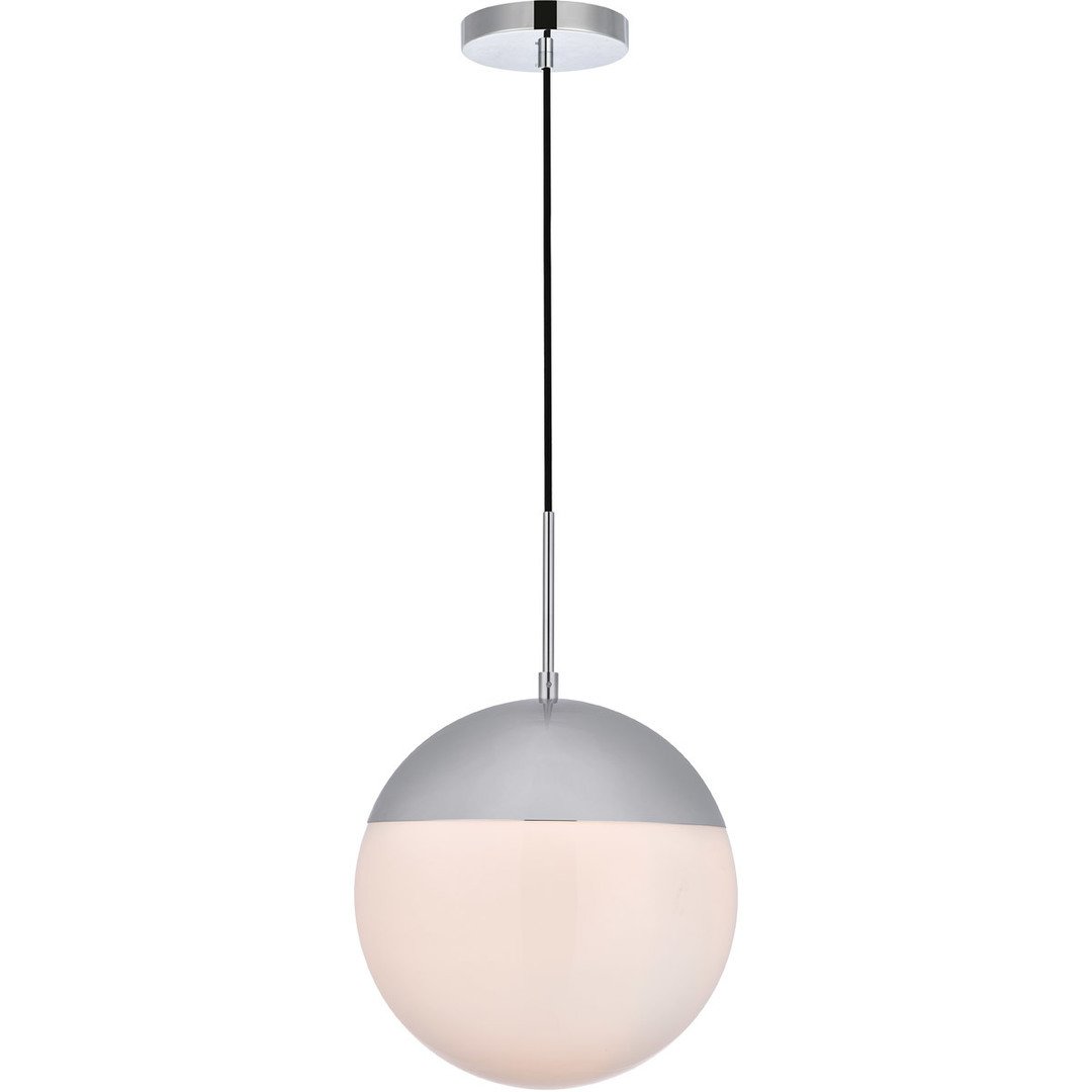 Chrome with Frosted Shade Pendant - LV LIGHTING