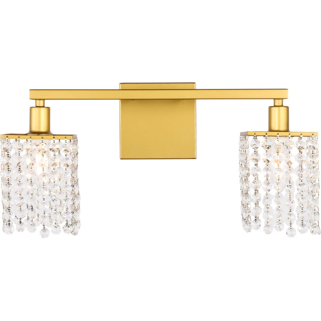 Brass with Crystal Wall Sconce - LV LIGHTING