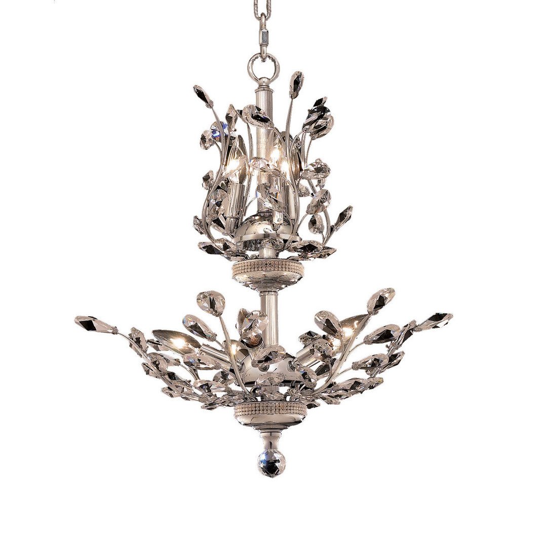 Chrome with Crystal Chandelier - LV LIGHTING