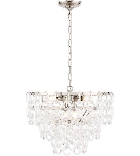 Chrome with Crystal Pendant - LV LIGHTING