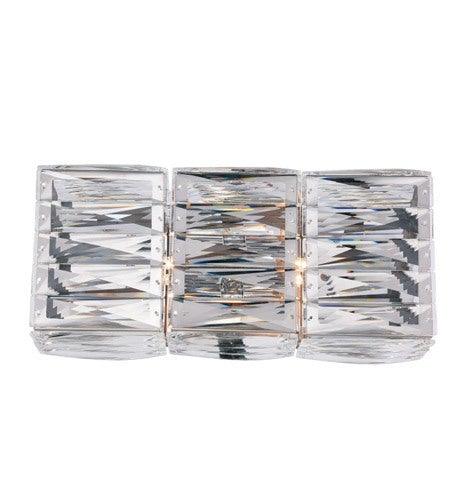 Chrome with Crystal Vanity Light - LV LIGHTING