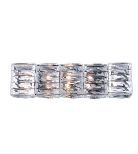 Chrome with Crystal Vanity Light - LV LIGHTING