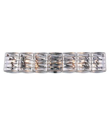 Chrome with Crystal Vanity Light - LV LIGHTING